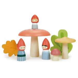 Woodland Mushroom Gnome Family