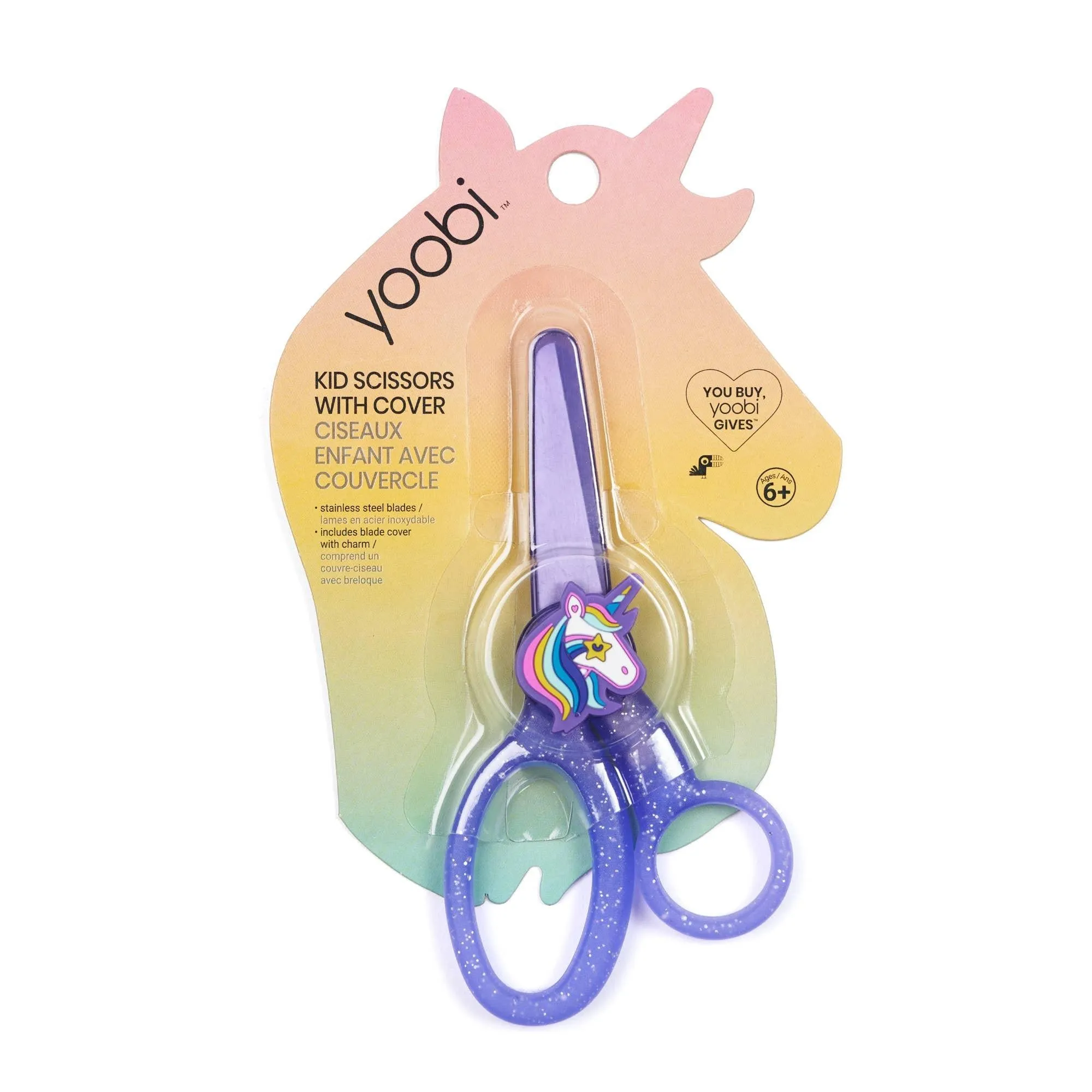 Yoobi Kids Scissor | Purple Unicorn | Toysmith